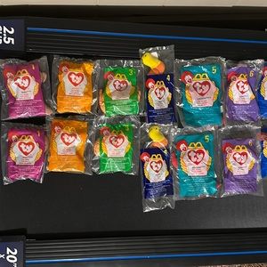 Lot of 24 Ultra Rare McDonald’s TY Beanie Babies Never Opened